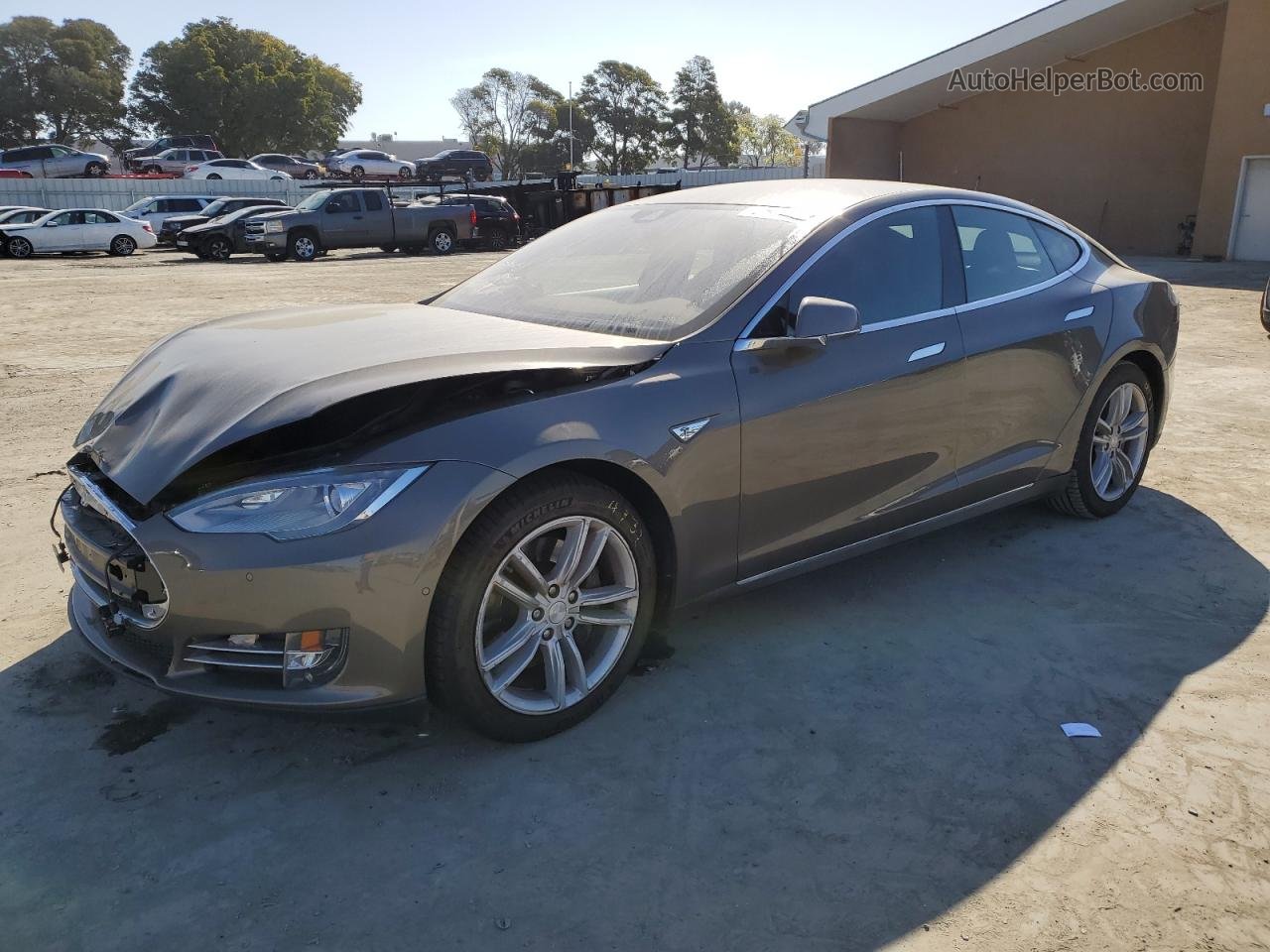 2016 Tesla Model S  Brown vin: 5YJSA1E29GF126438