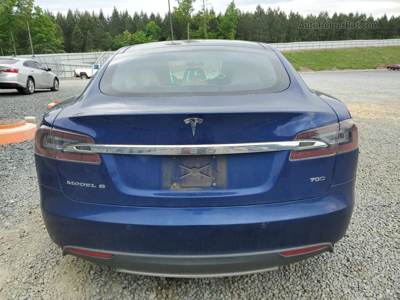 2016 Tesla Model S  Blue vin: 5YJSA1E29GF128030