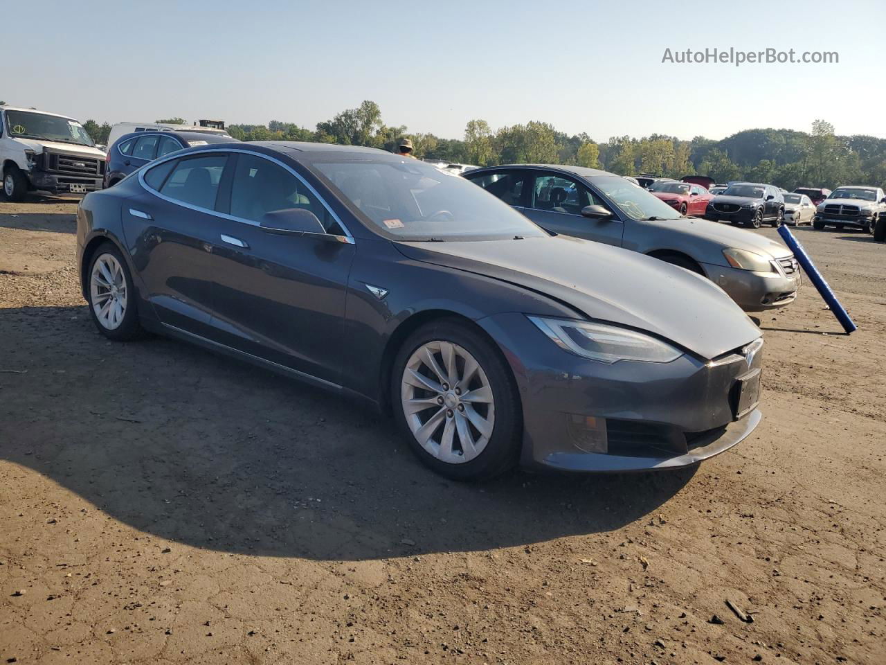 2016 Tesla Model S  Gray vin: 5YJSA1E29GF146141