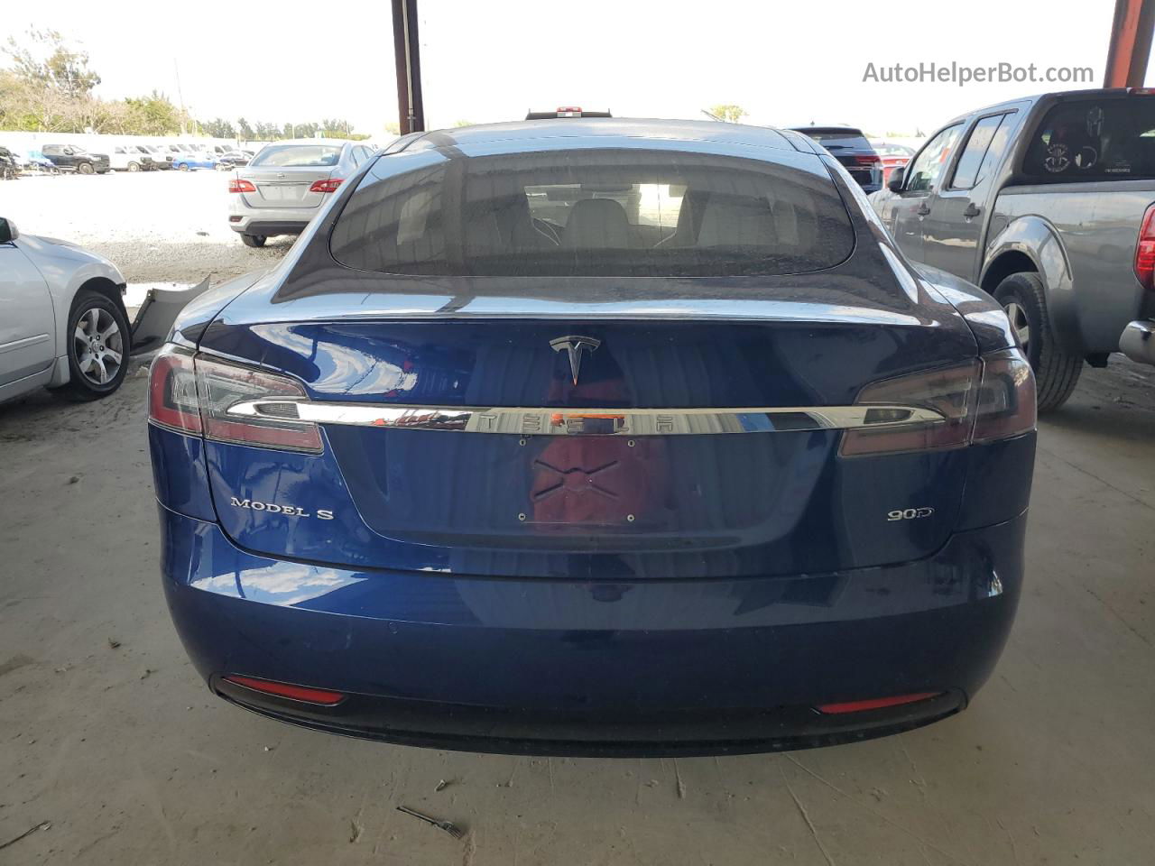 2016 Tesla Model S  Blue vin: 5YJSA1E29GF150299