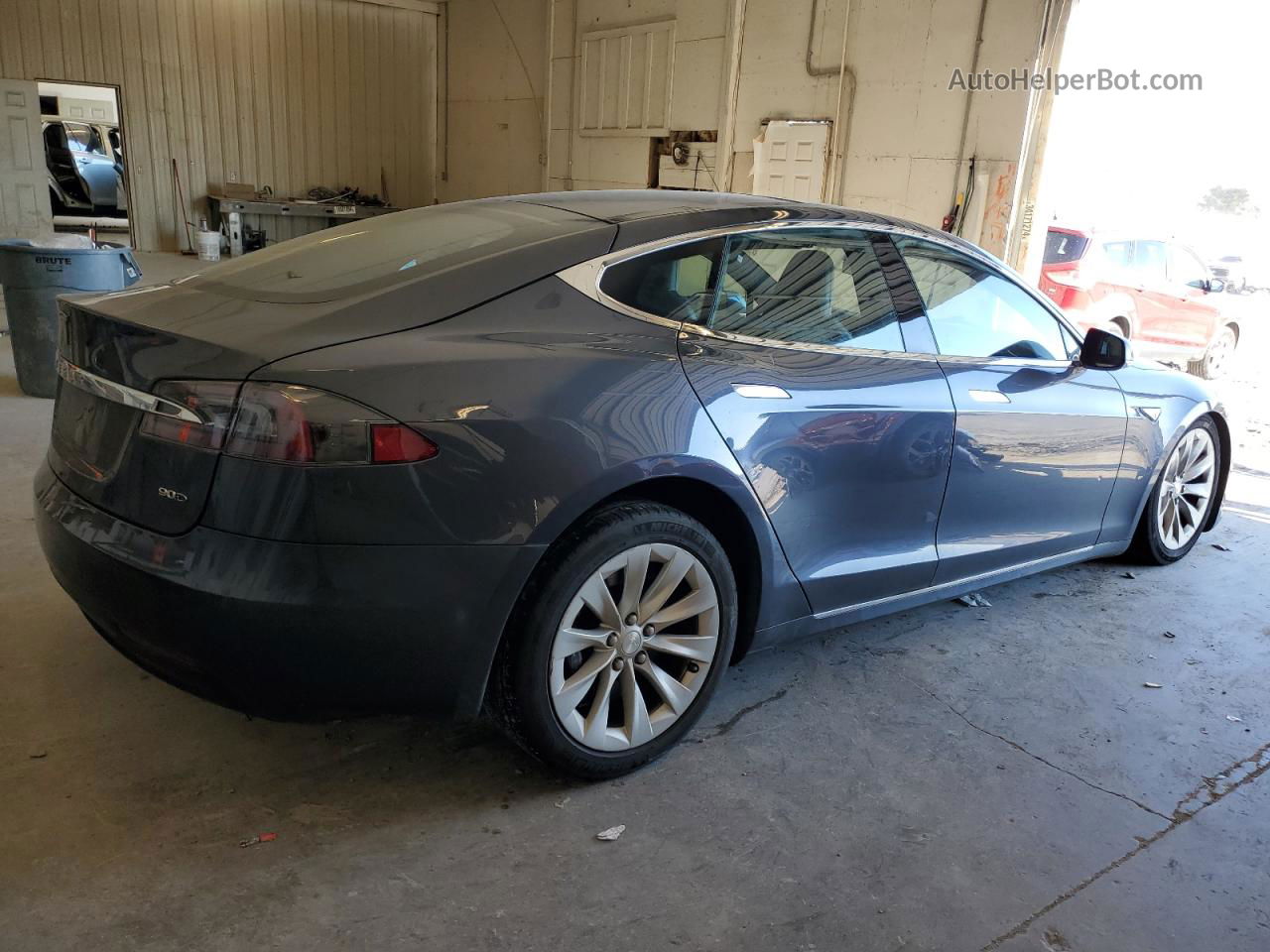 2016 Tesla Model S  Серый vin: 5YJSA1E29GF151663