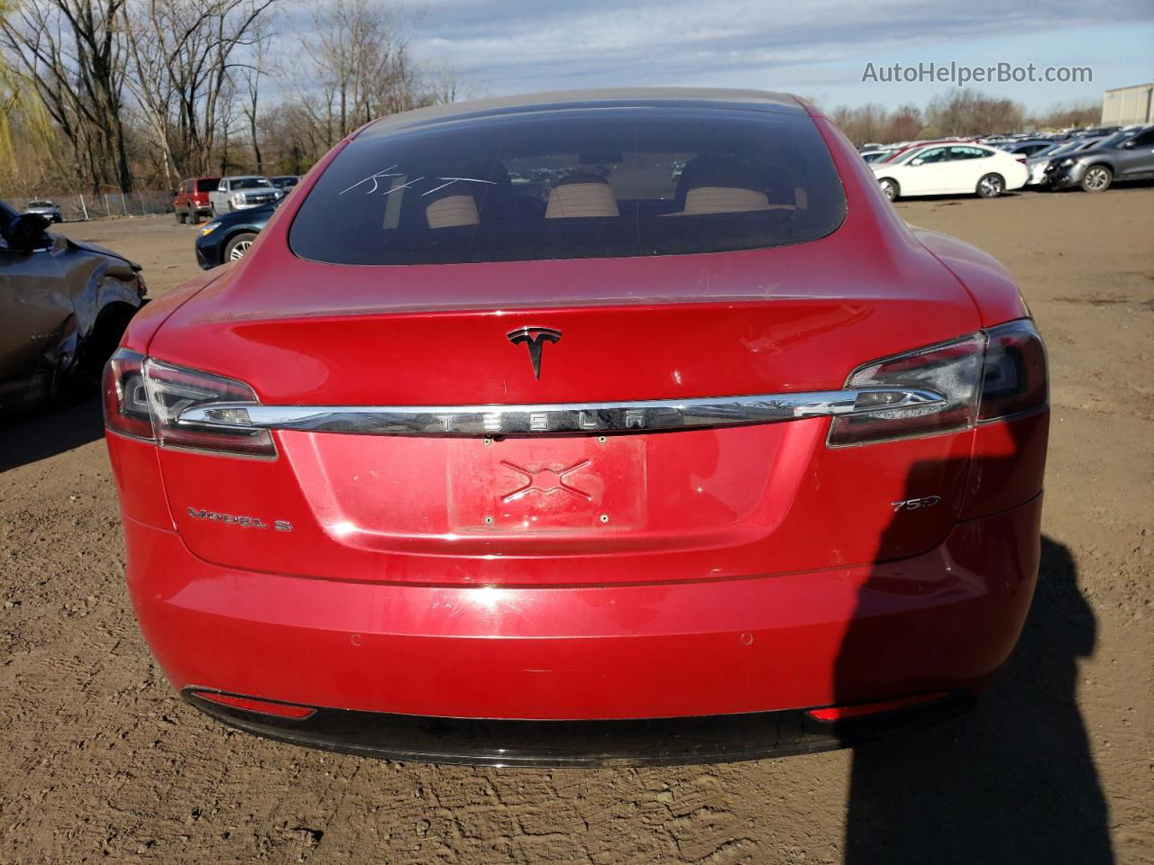 2018 Tesla Model S  Red vin: 5YJSA1E29JF245484