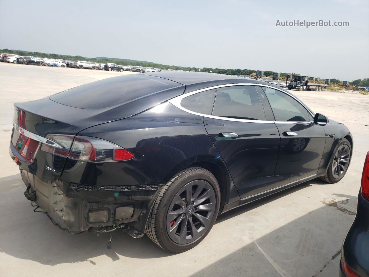 2018 Tesla Model S  Черный vin: 5YJSA1E29JF257411