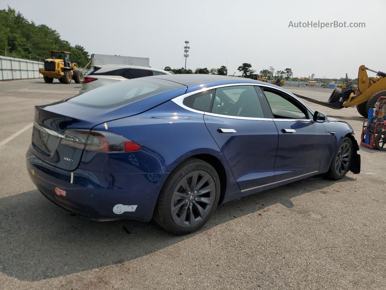 2018 Tesla Model S  Синий vin: 5YJSA1E29JF264326