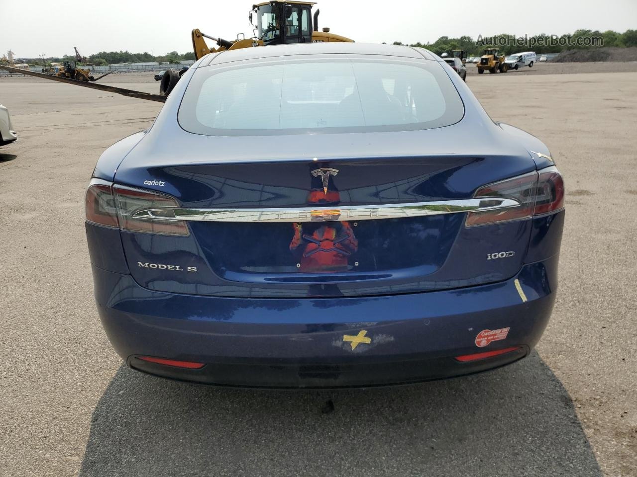 2018 Tesla Model S  Синий vin: 5YJSA1E29JF264326