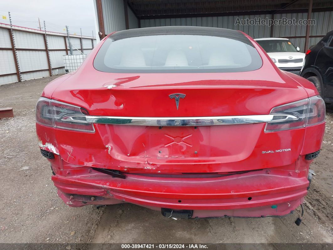 2020 Tesla Model S Long Range Dual Motor All-wheel Drive/long Range Plus Dual Motor All-wheel Drive Red vin: 5YJSA1E29LF416172