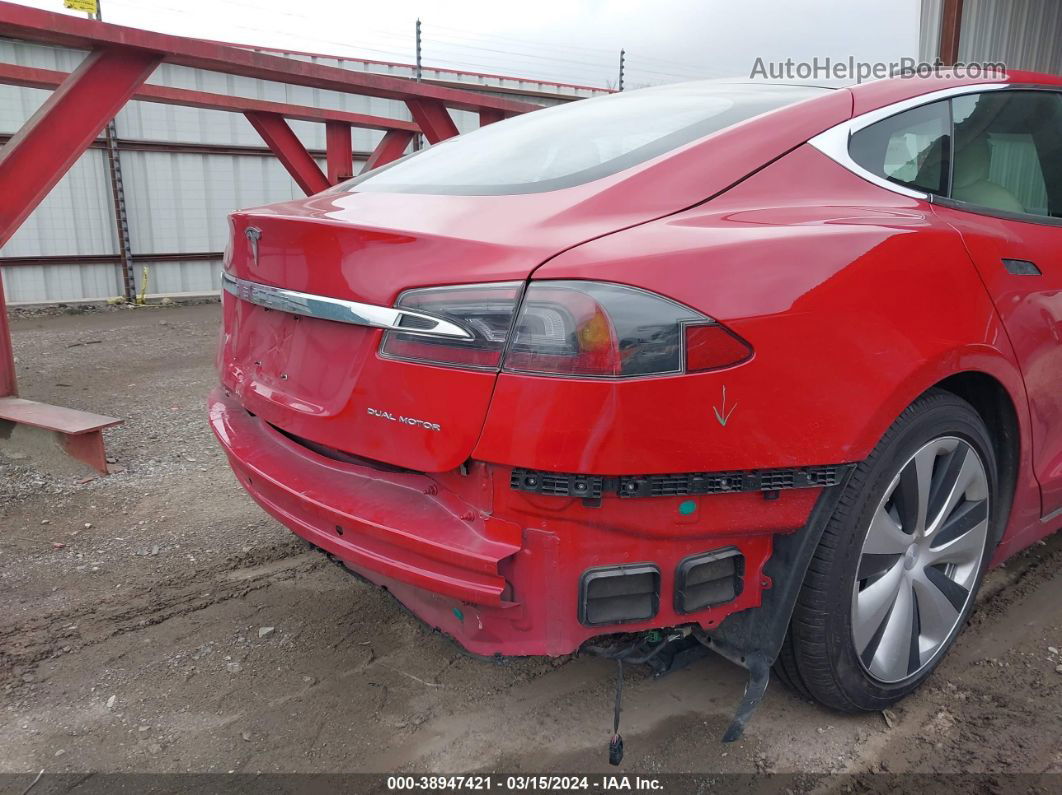 2020 Tesla Model S Long Range Dual Motor All-wheel Drive/long Range Plus Dual Motor All-wheel Drive Red vin: 5YJSA1E29LF416172