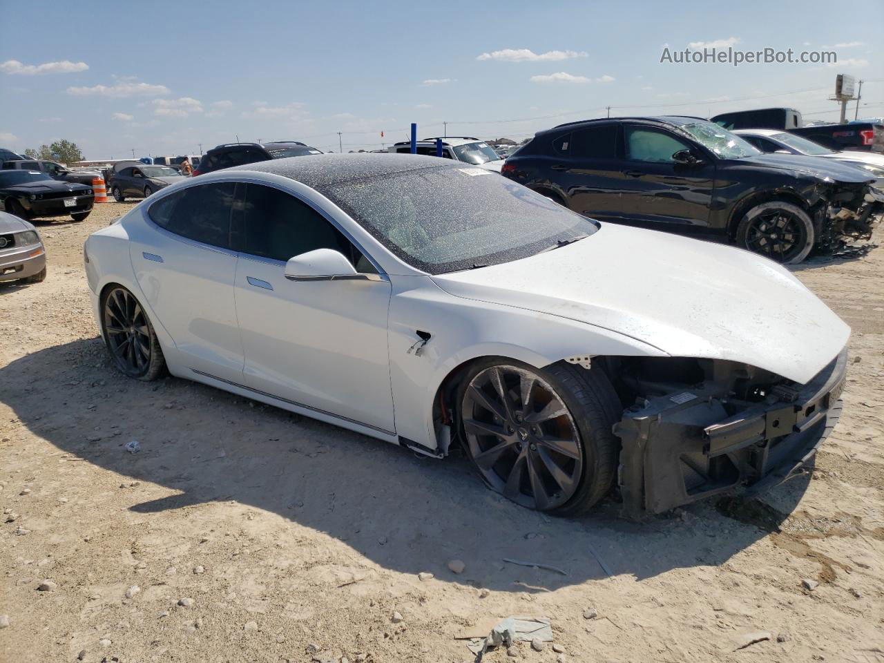 2021 Tesla Model S  White vin: 5YJSA1E29MF425262