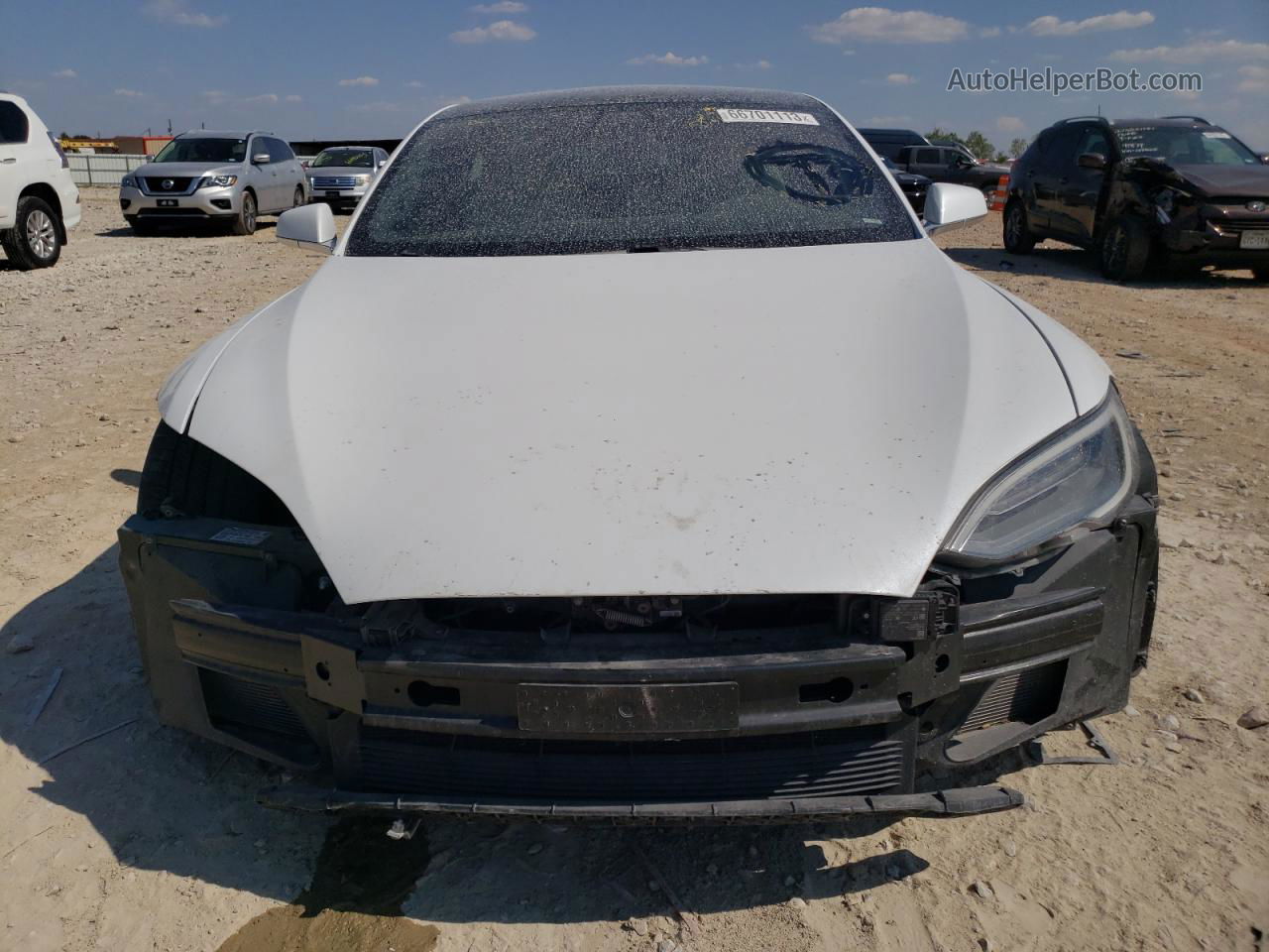 2021 Tesla Model S  White vin: 5YJSA1E29MF425262