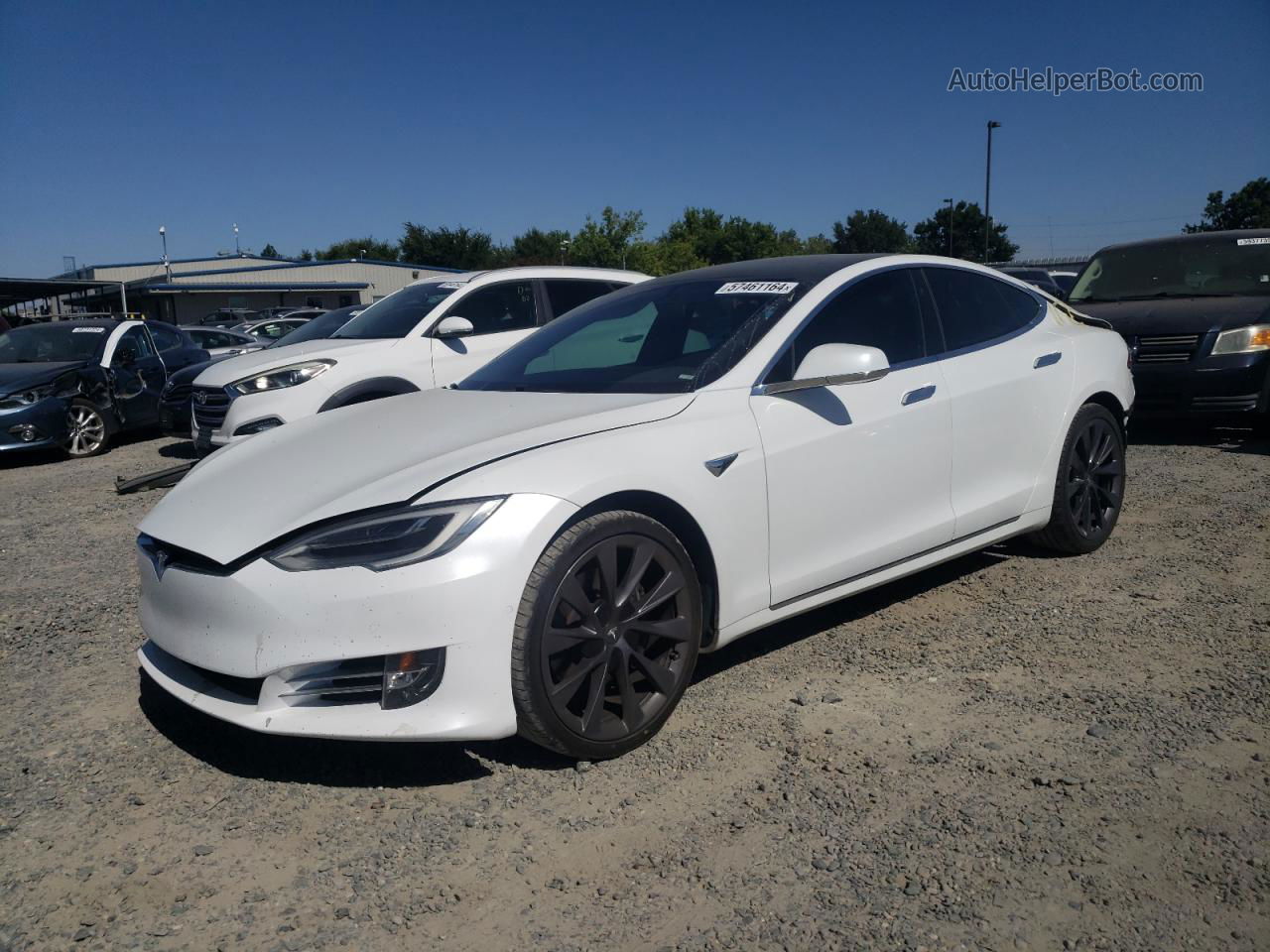 2021 Tesla Model S White vin: 5YJSA1E29MF425262