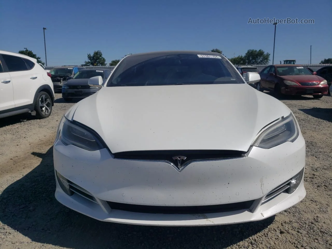 2021 Tesla Model S White vin: 5YJSA1E29MF425262