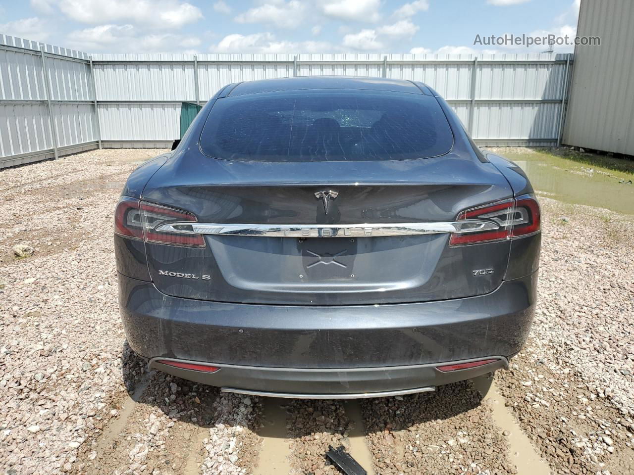 2015 Tesla Model S  Gray vin: 5YJSA1E2XFF118993