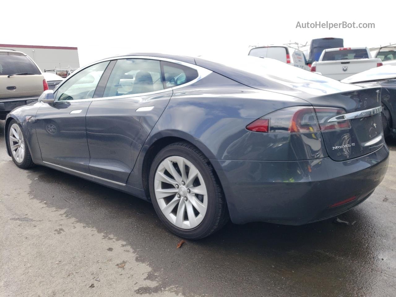 2016 Tesla Model S  Gray vin: 5YJSA1E2XGF142485