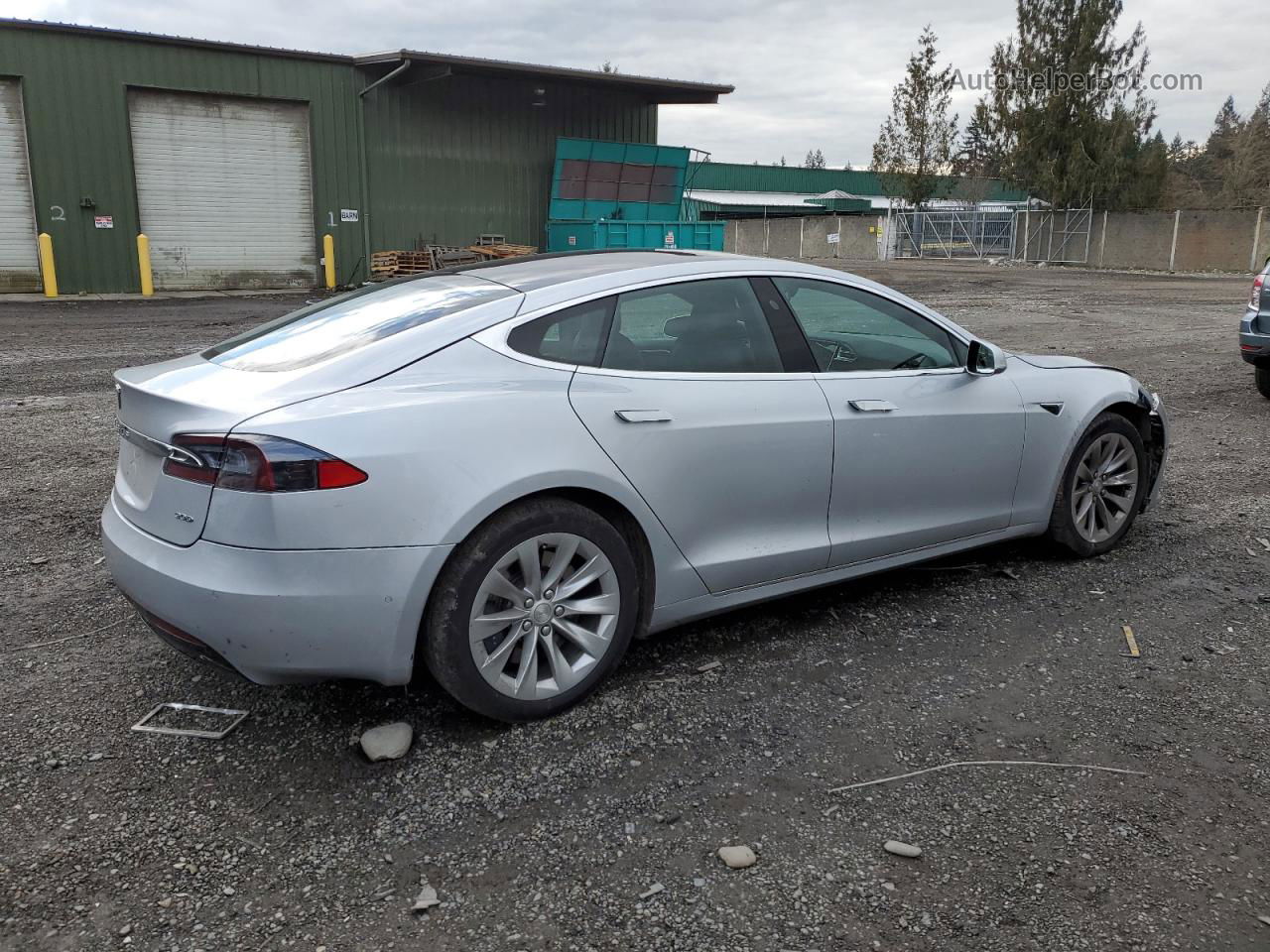 2016 Tesla Model S  Silver vin: 5YJSA1E2XGF175602