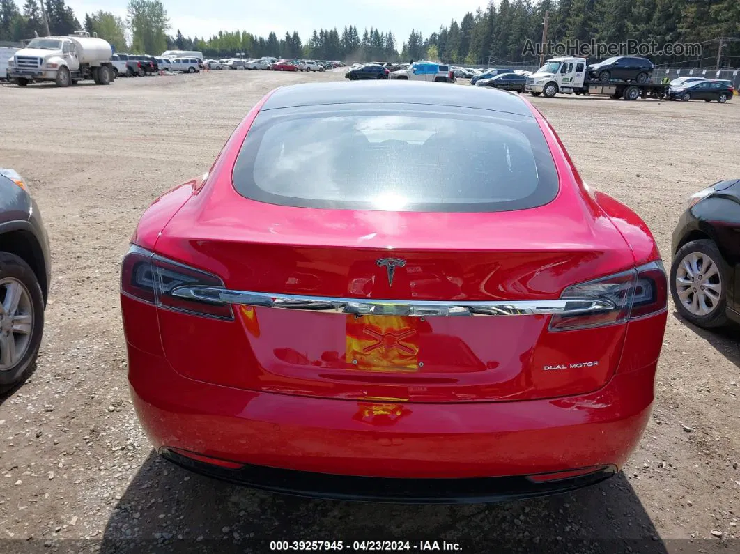 2020 Tesla Model S Long Range Dual Motor All-wheel Drive/long Range Plus Dual Motor All-wheel Drive Red vin: 5YJSA1E2XLF402992