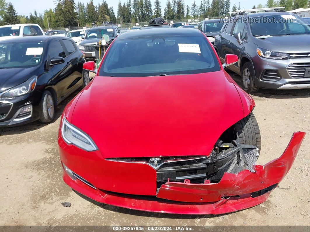 2020 Tesla Model S Long Range Dual Motor All-wheel Drive/long Range Plus Dual Motor All-wheel Drive Red vin: 5YJSA1E2XLF402992