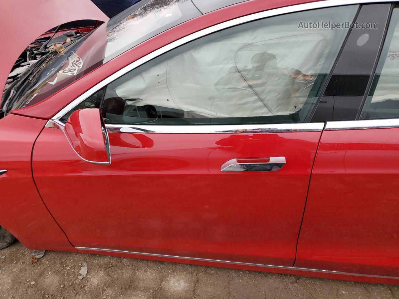 2019 Tesla Model S  Red vin: 5YJSA1E40KF313898