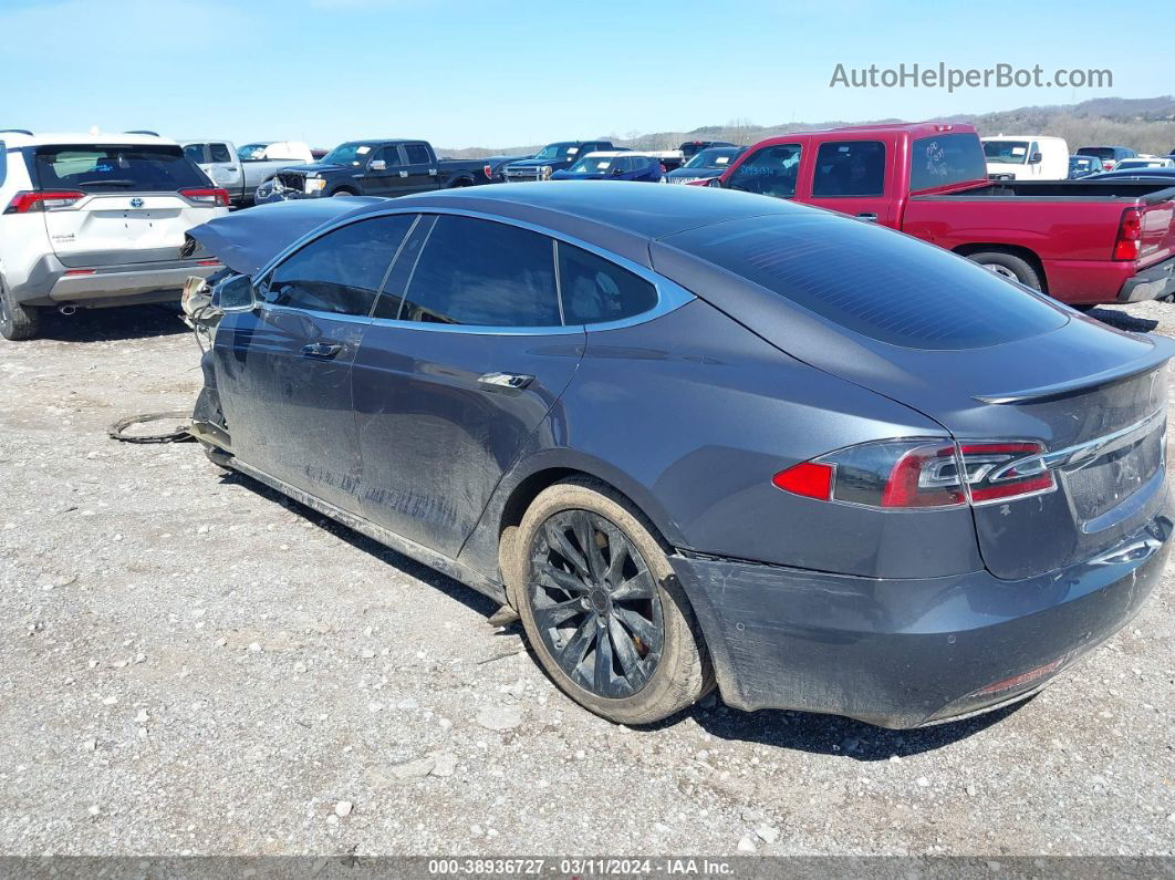 2020 Tesla Model S Performance Dual Motor All-wheel Drive Gray vin: 5YJSA1E40LF355361