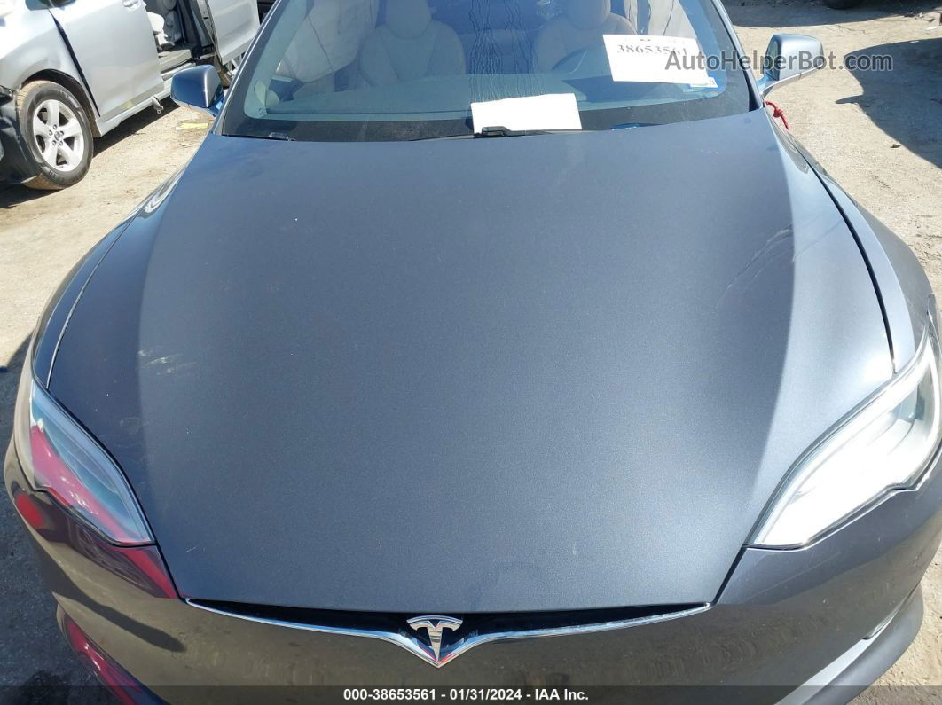 2020 Tesla Model S Performance Dual Motor All-wheel Drive Gray vin: 5YJSA1E40LF364254