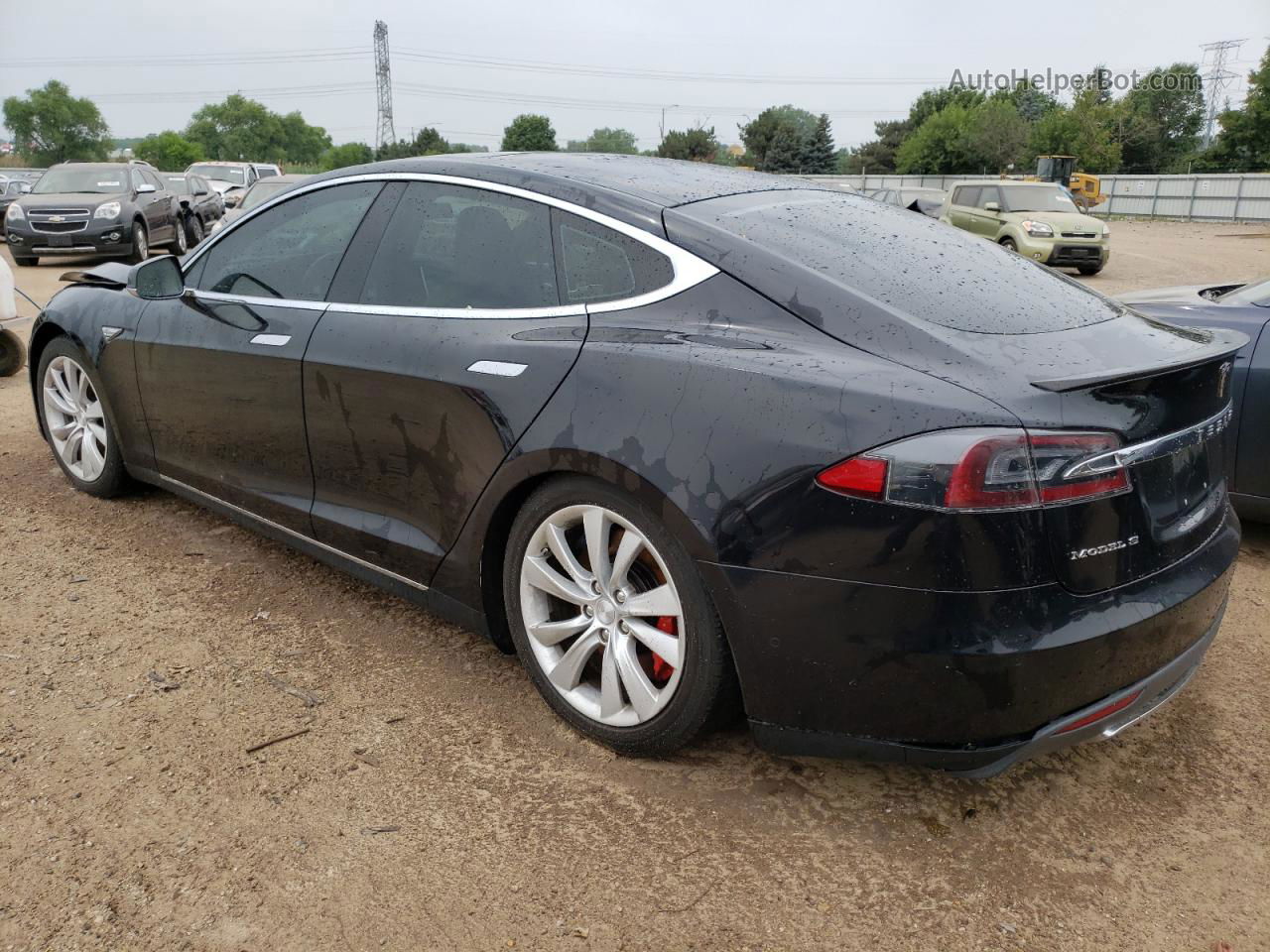 2016 Tesla Model S  Black vin: 5YJSA1E41GF130274