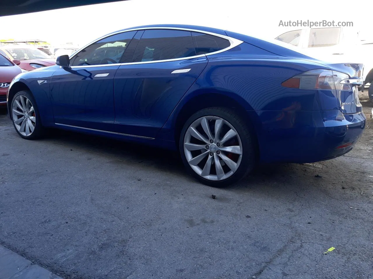 2016 Tesla Model S  Blue vin: 5YJSA1E41GF147057