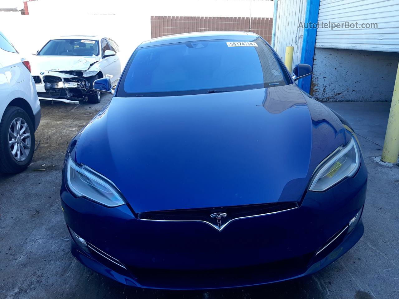 2016 Tesla Model S  Blue vin: 5YJSA1E41GF147057