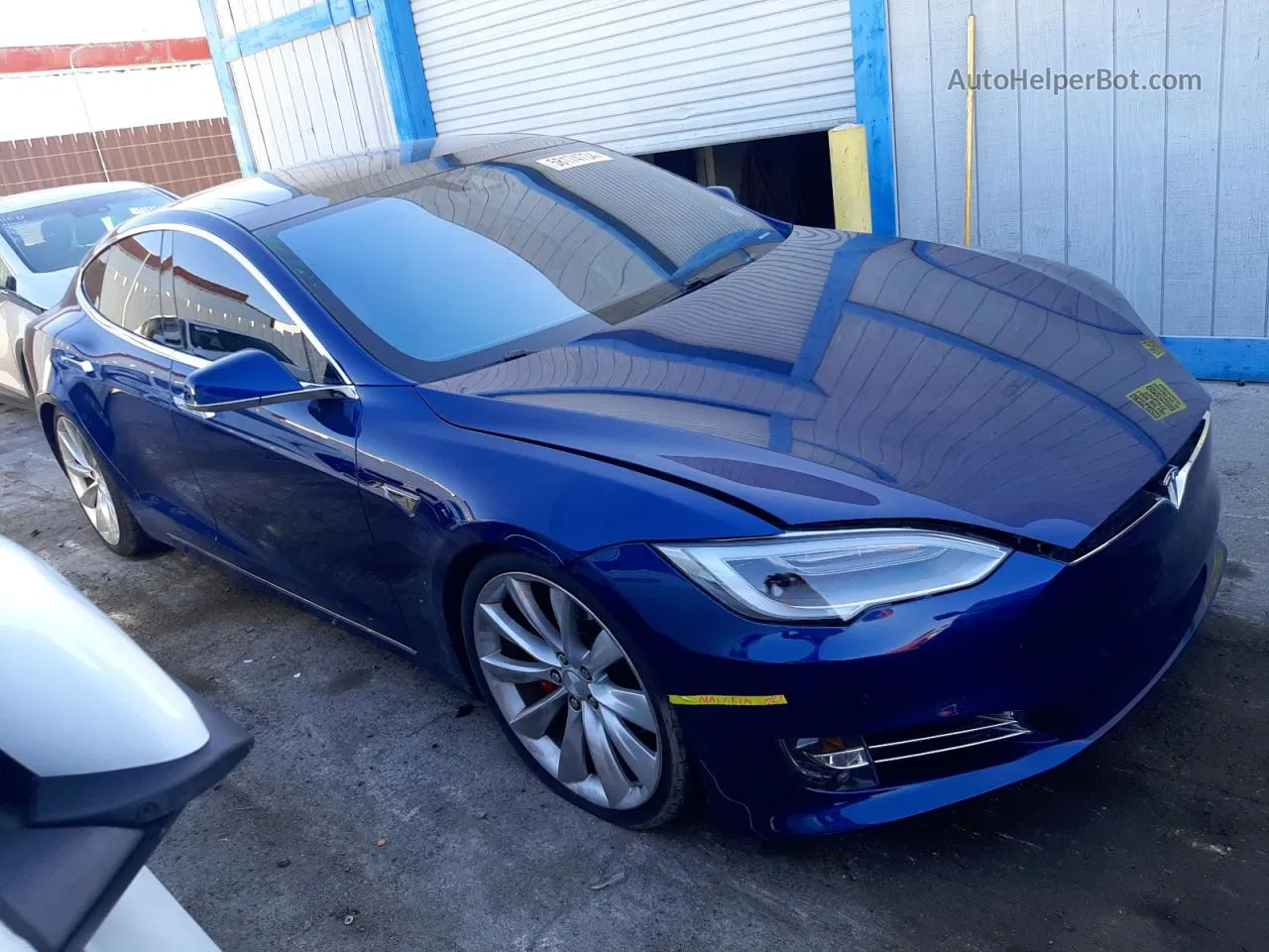 2016 Tesla Model S  Blue vin: 5YJSA1E41GF147057