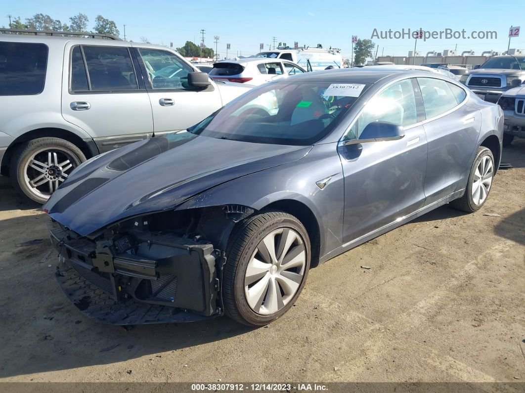 2020 Tesla Model S Performance Dual Motor All-wheel Drive Gray vin: 5YJSA1E41LF382729
