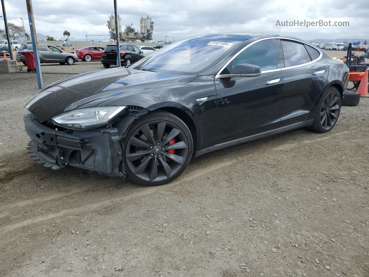 2016 Tesla Model S  Black vin: 5YJSA1E42GF133393