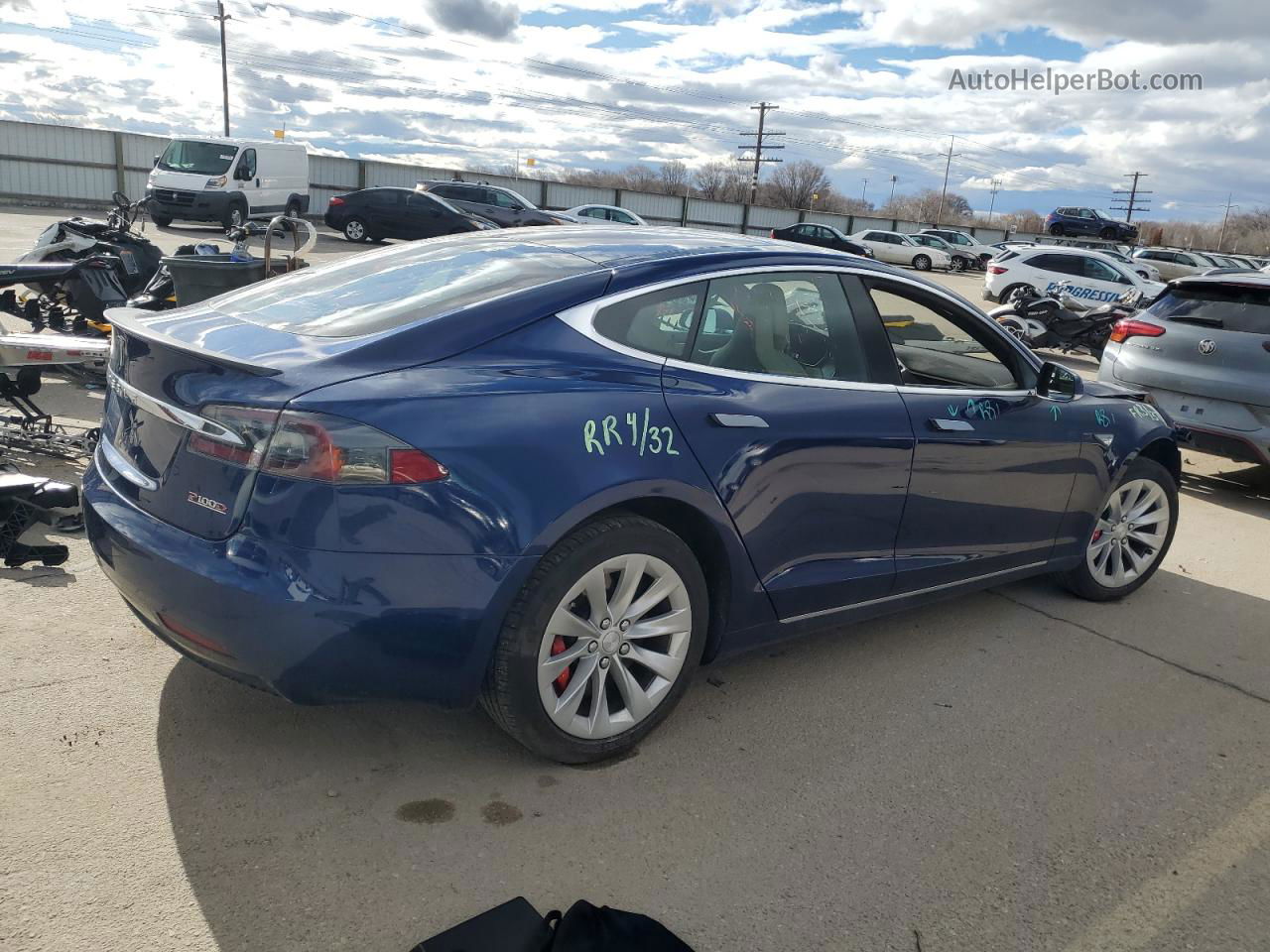 2016 Tesla Model S  Blue vin: 5YJSA1E42GF155586