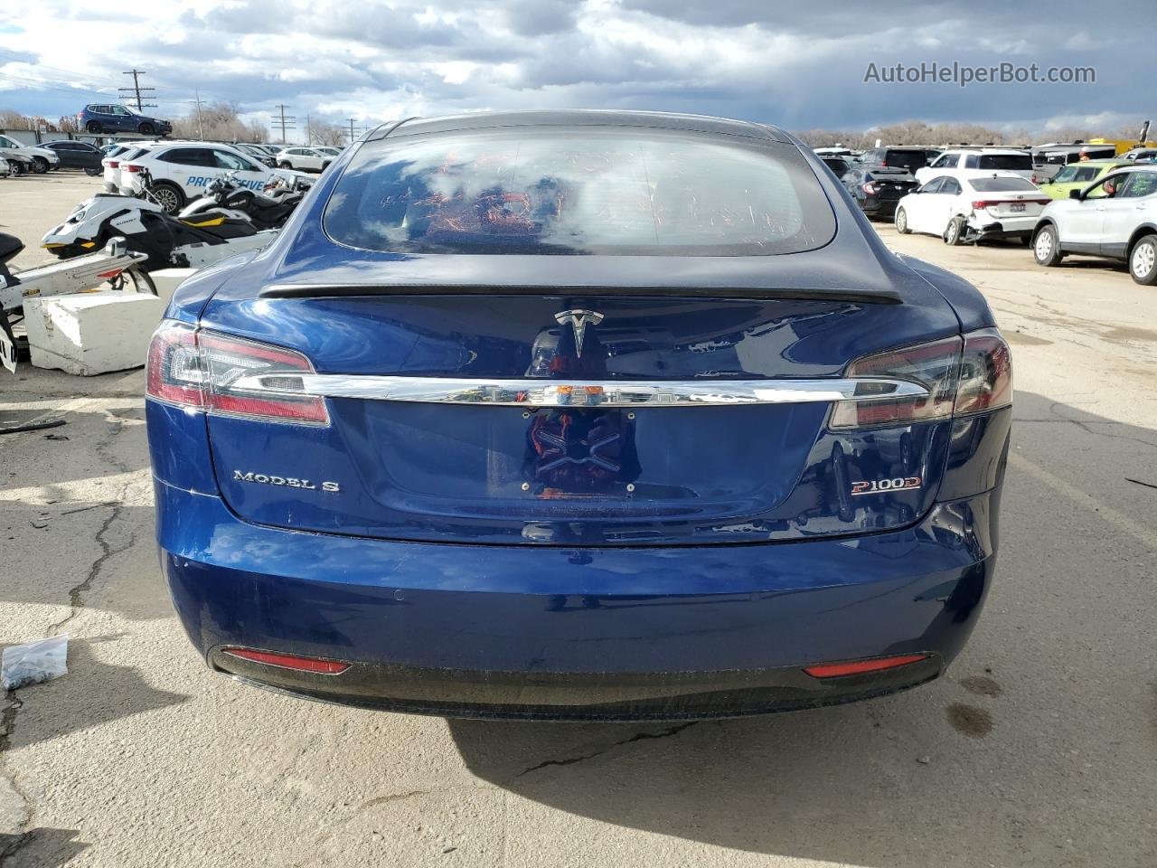 2016 Tesla Model S  Blue vin: 5YJSA1E42GF155586