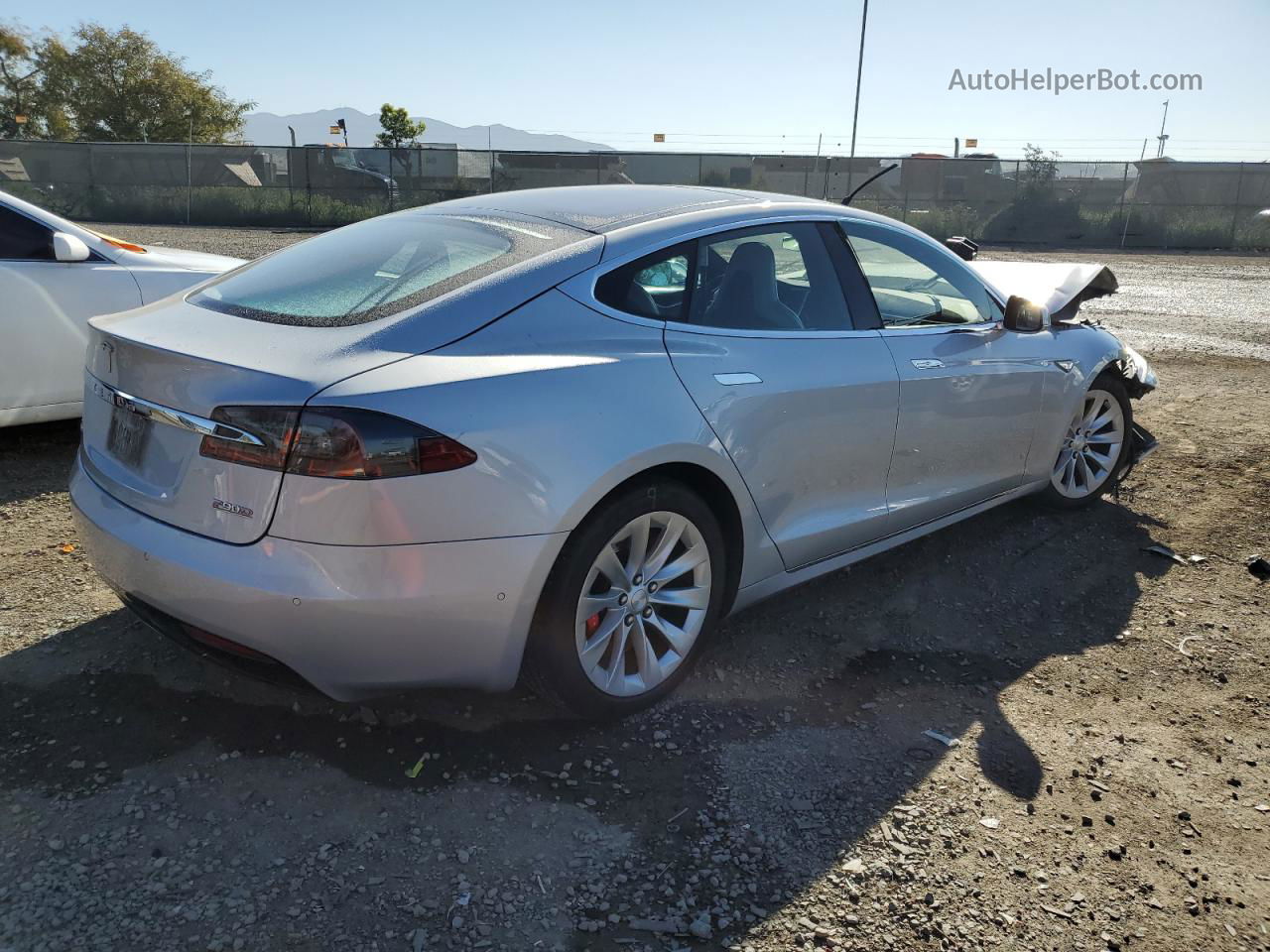 2016 Tesla Model S  Silver vin: 5YJSA1E43GF141177