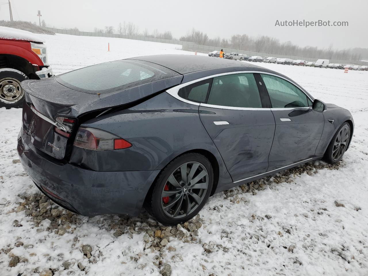 2020 Tesla Model S  Gray vin: 5YJSA1E43LF397507