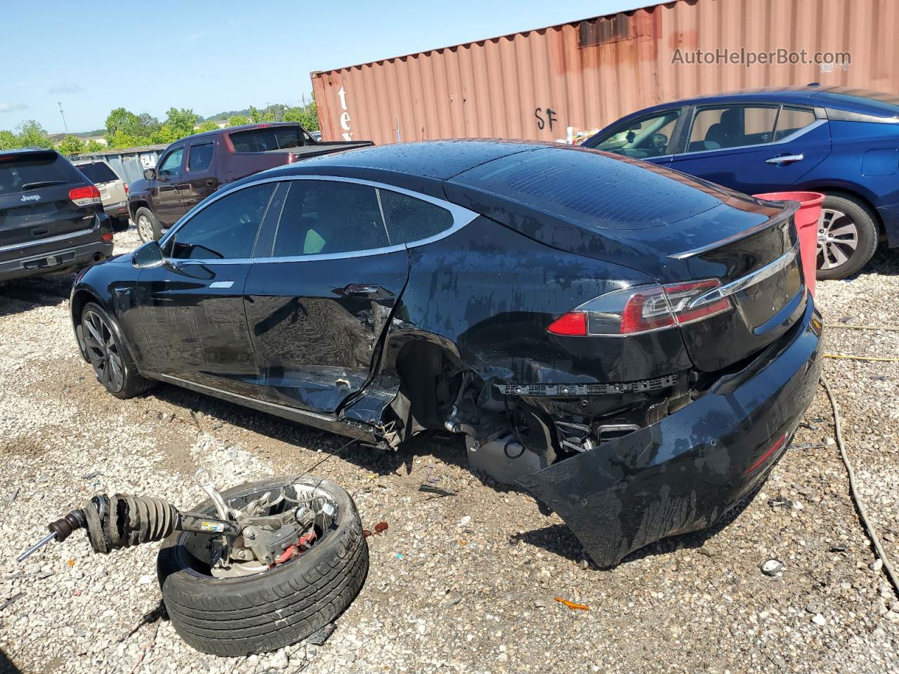 2020 Tesla Model S  Black vin: 5YJSA1E44LF370431