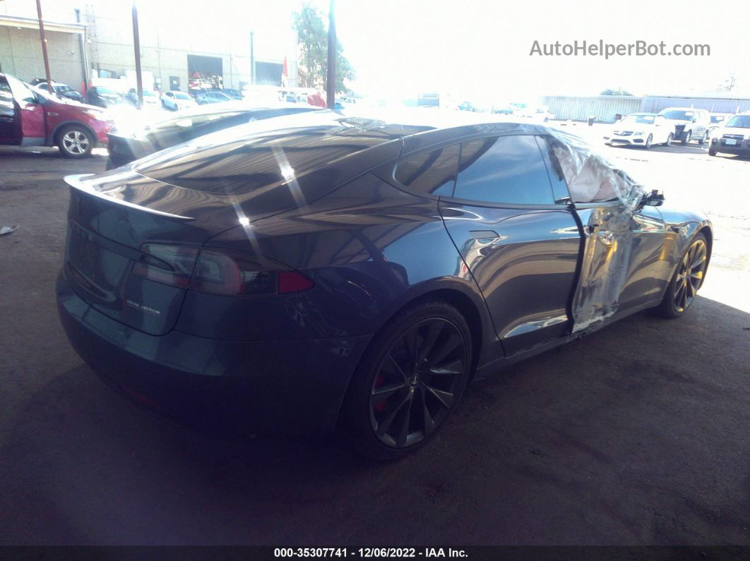 2020 Tesla Model S Performance Gray vin: 5YJSA1E44LF398648