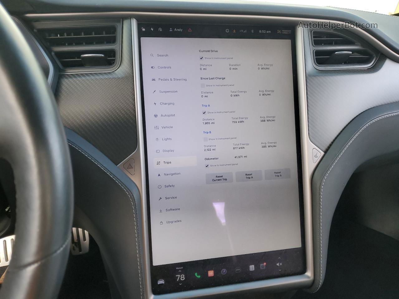 2020 Tesla Model S  Silver vin: 5YJSA1E45LF366419