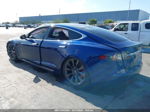 2020 Tesla Model S Performance Dual Motor All-wheel Drive Blue vin: 5YJSA1E45LF381003