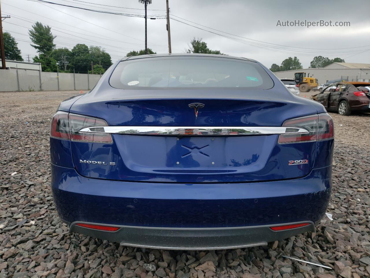 2016 Tesla Model S  Blue vin: 5YJSA1E46GF122834