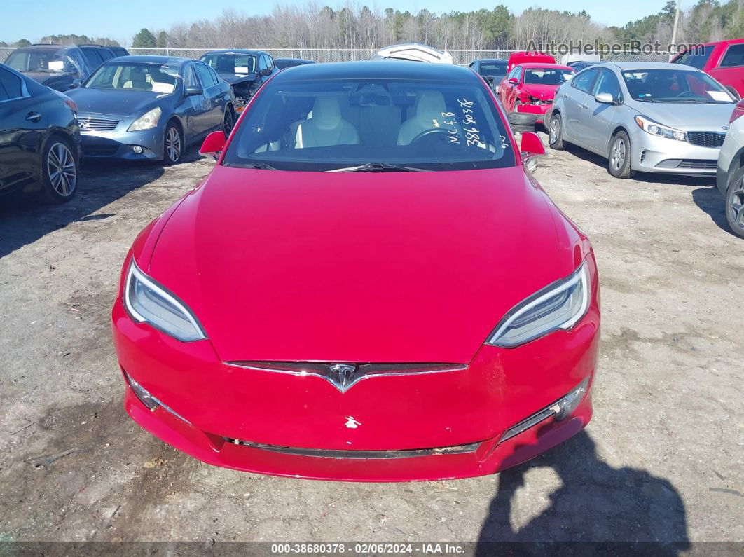 2020 Tesla Model S Performance Dual Motor All-wheel Drive Красный vin: 5YJSA1E46LF359902