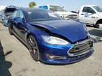 2015 Tesla Model S  Blue vin: 5YJSA1E47FF111050