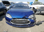 2015 Tesla Model S  Blue vin: 5YJSA1E47FF111050