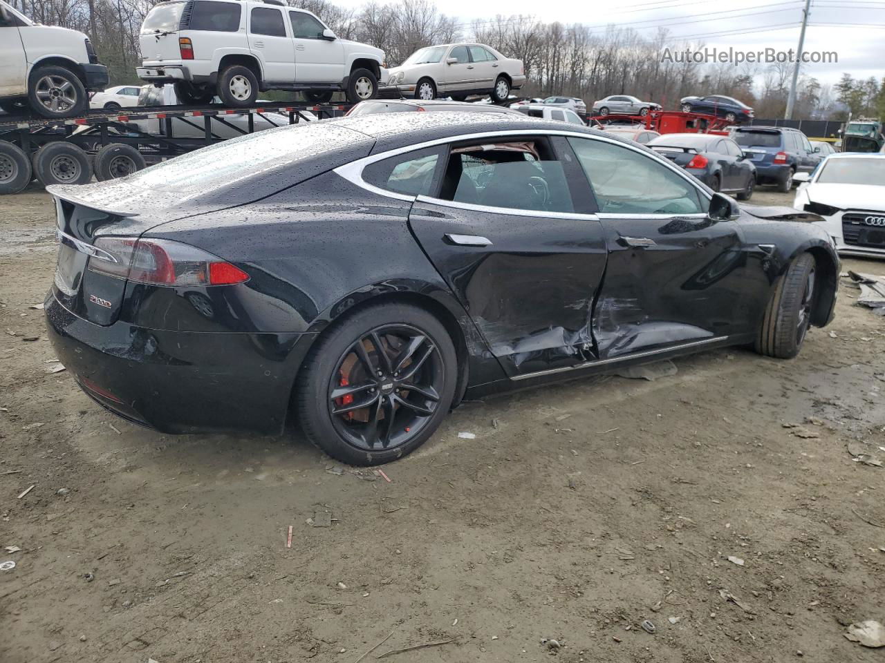 2018 Tesla Model S  Black vin: 5YJSA1E47JF245078