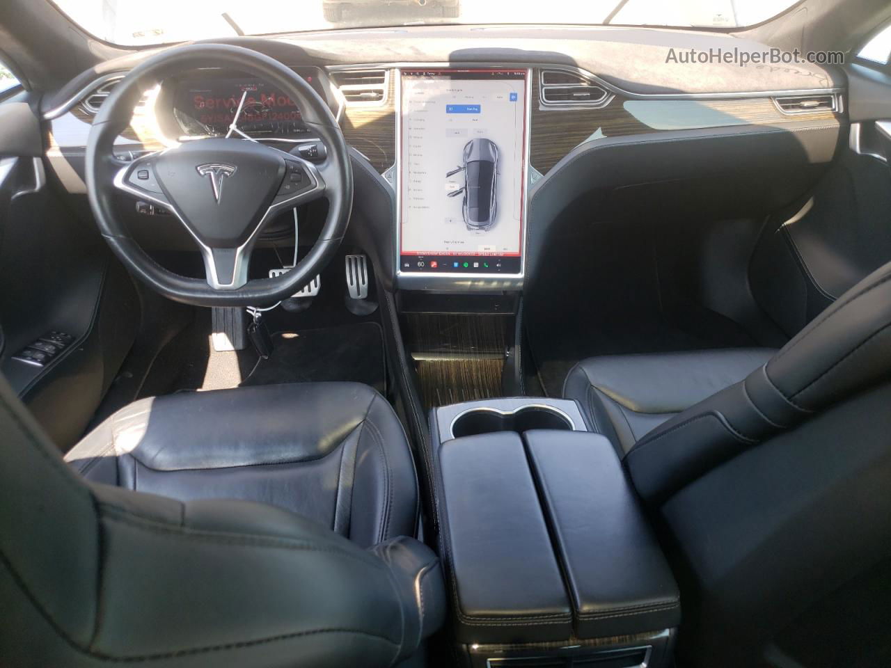 2016 Tesla Model S  Серый vin: 5YJSA1E48GF124004