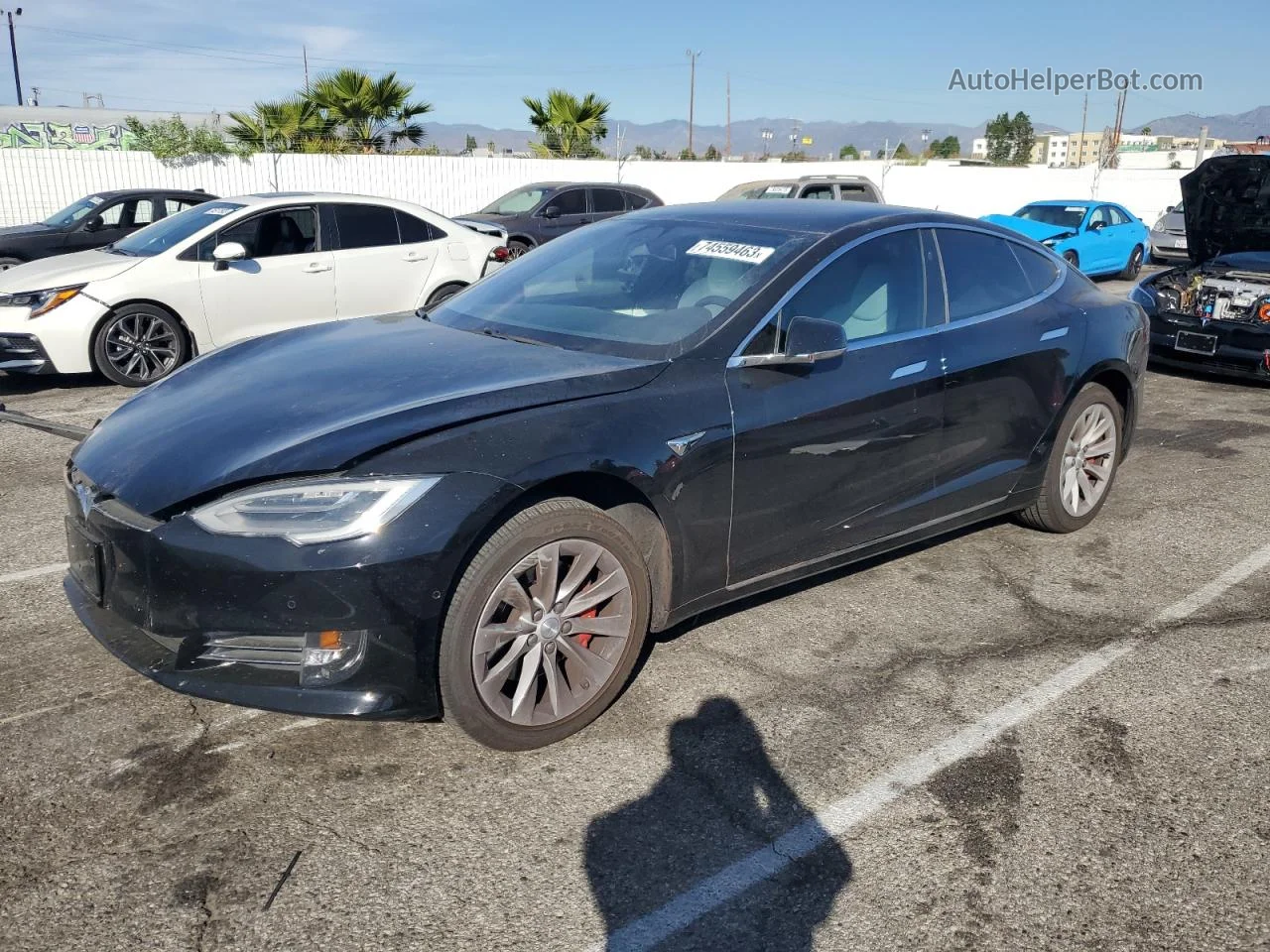 2019 Tesla Model S  Черный vin: 5YJSA1E48KF331890