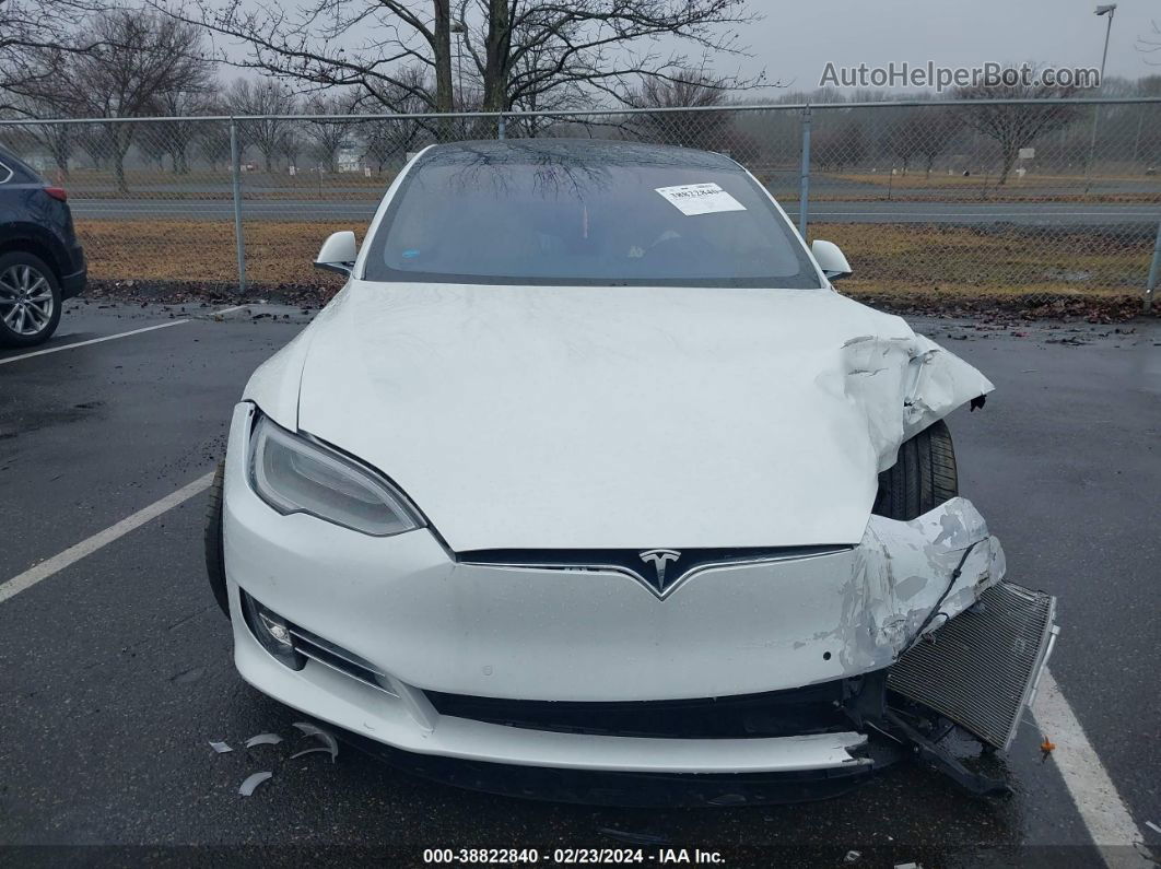 2020 Tesla Model S Performance Dual Motor All-wheel Drive White vin: 5YJSA1E49LF385331