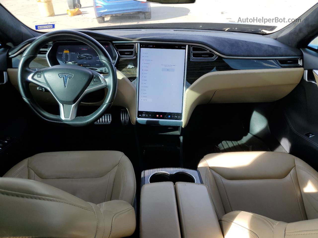 2015 Tesla Model S  Черный vin: 5YJSA1E4XFF107932