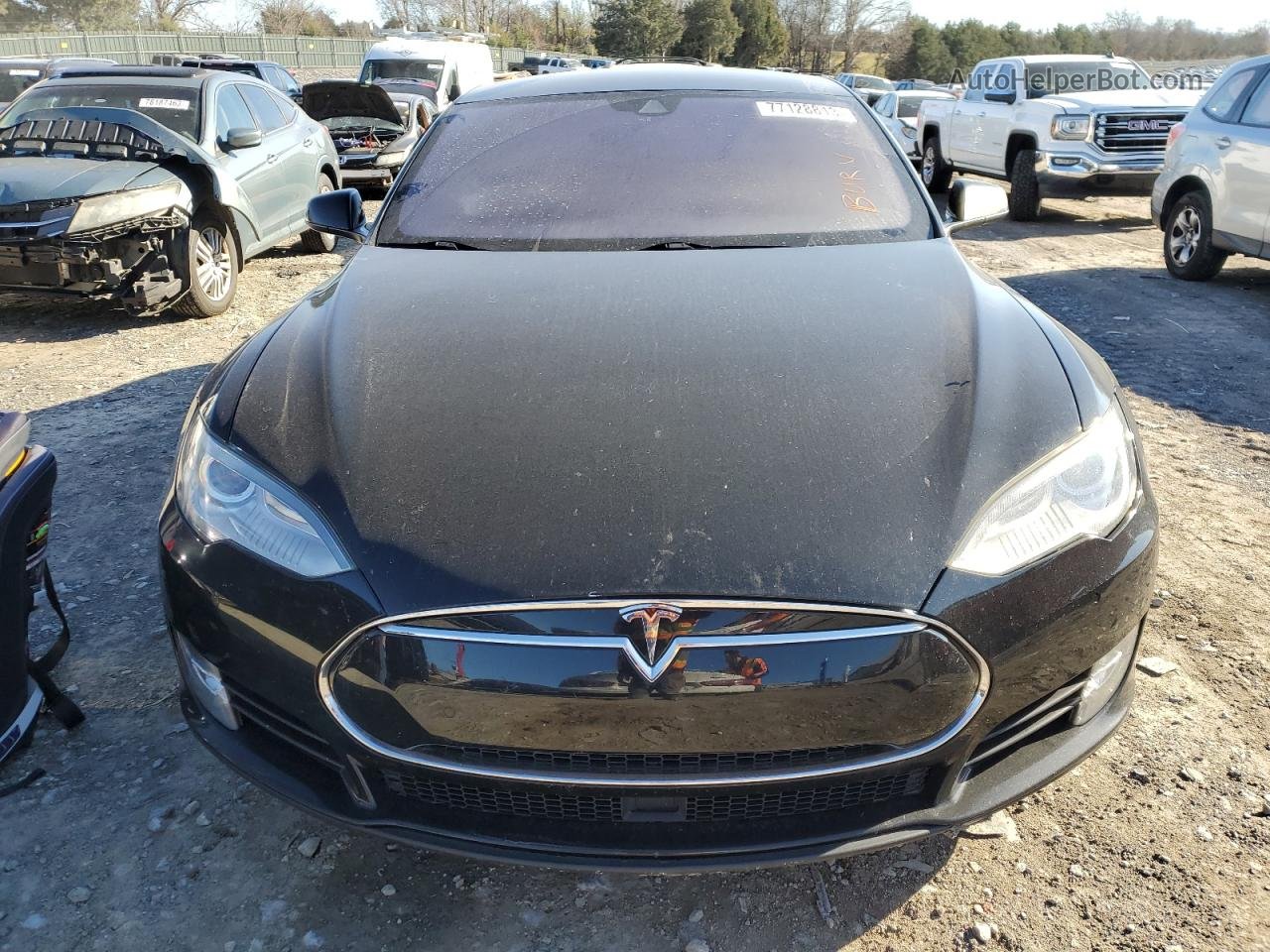 2015 Tesla Model S  Black vin: 5YJSA1E4XFF118798