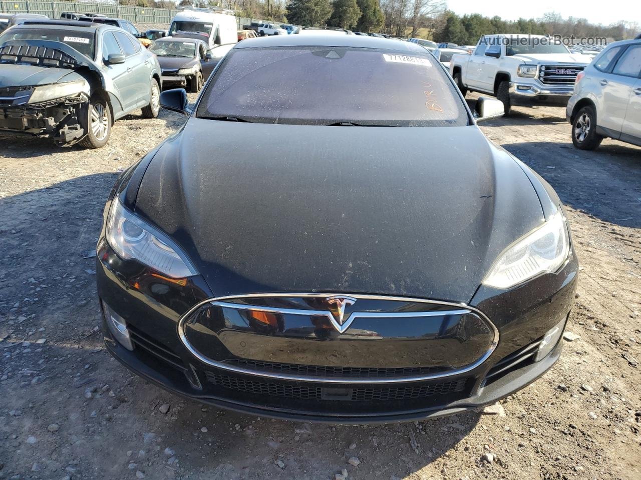 2015 Tesla Model S  Black vin: 5YJSA1E4XFF118798