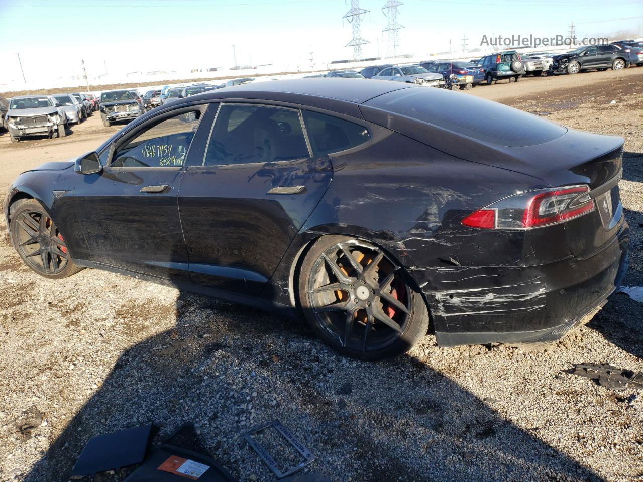 2016 Tesla Model S  Black vin: 5YJSA1E4XGF136803