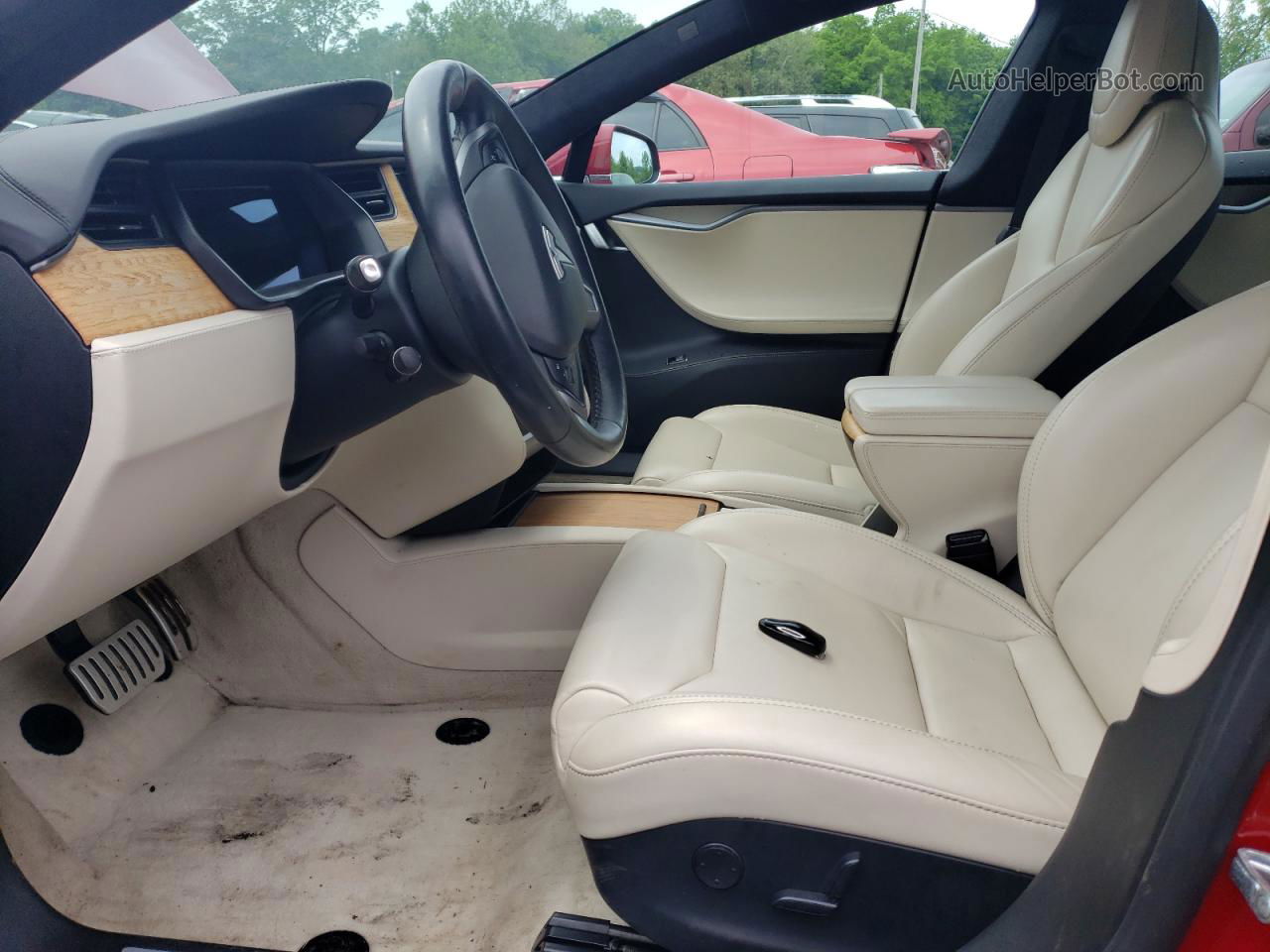 2019 Tesla Model S  Red vin: 5YJSA1E4XKF337478